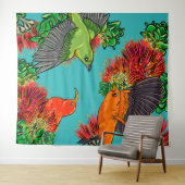 inheemse hawaiitische vogel wandkleed (In Situ (horizontaal))