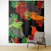 inheemse hawaiitische vogel wandkleed (In situ)