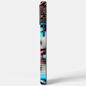 Inheemse Indiaanse krijger en wolfreflecties Case-Mate iPhone Case (Achterkant / Links)