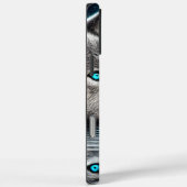 Inheemse Indiaanse krijger en wolfreflecties Case-Mate iPhone Case (Achterkant / Rechts)