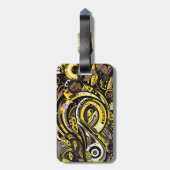 Inheemse Infuser Bagagelabel (Achterkant verticaal)