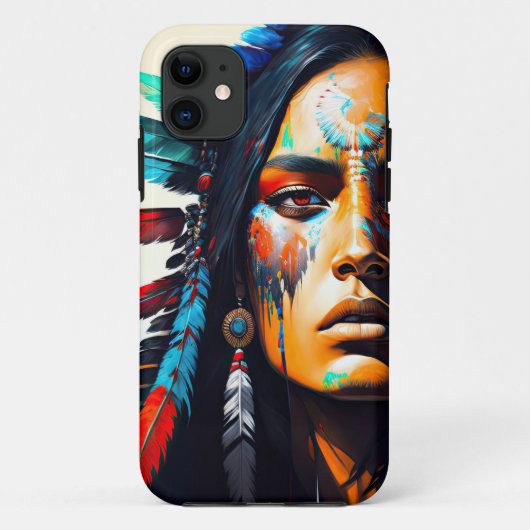 Inheemse krijger 7 Case-Mate iPhone case (Achterkant)