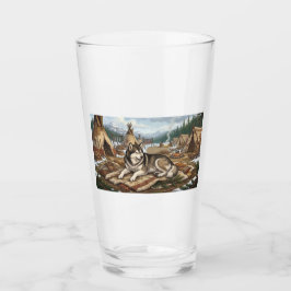 Inheemse Malamute Glas