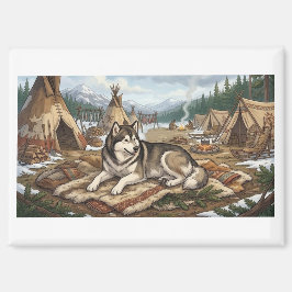 Inheemse Malamute Magneet
