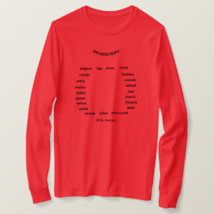 Inheemse Namen van ZAZZLE op Kleding/Alle Grootte T-shirt