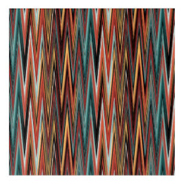 Inheemse pieken acryl muurkunst