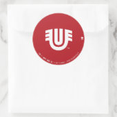 Inheemse stam merk ronde sticker (Tas)