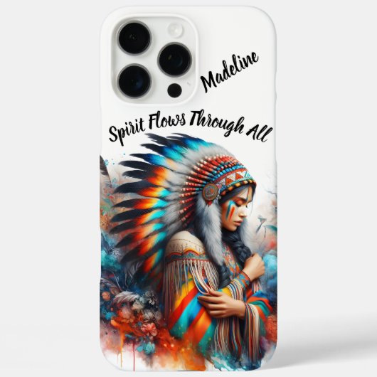 inheemse traditionele kledij Case-Mate iPhone case (Achterkant)