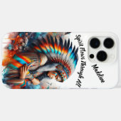 inheemse traditionele kledij Case-Mate iPhone case (Achterkant (horizontaal))