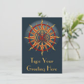 Inheemse Uitnodigingen Gepersonaliseerde Inheemse  (Staand voorkant)