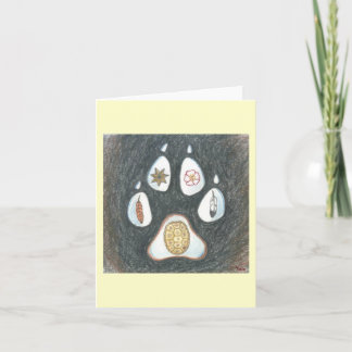 Inheemse Wolftrack notecard Kaart