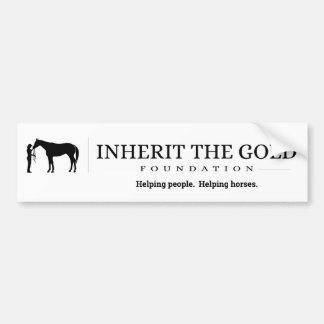 Inherit the Gold Foundation Logo bumper sticker