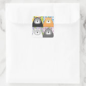 Inhoud Cat Square Stickers (Tas)