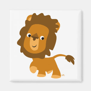 Inhoud van de cartoon Lion magnet Magneet