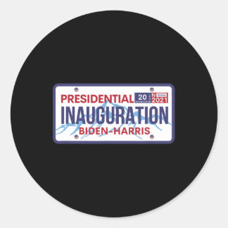 Inhuldiging Joe Biden President Kamala Harris Ronde Sticker