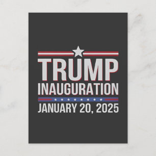 Inhuldigingsdag Trump januari 2025 President Briefkaart