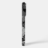 Iniki Point Hawaiian Hibiscus Floral Black Case-Mate iPhone Case (Achterkant / Rechts)