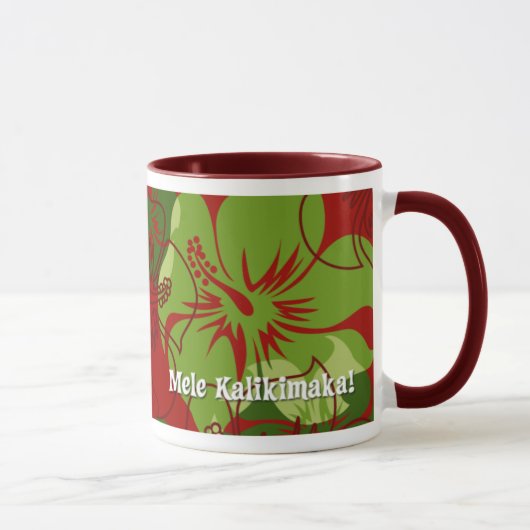 Iniki Point Hawaiian Kerstrood Mok (Rechts)