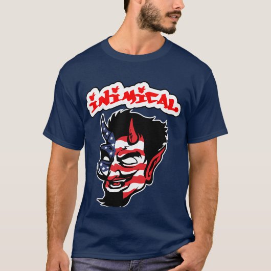 Inimical American Devil T-Shirt (Voorkant)