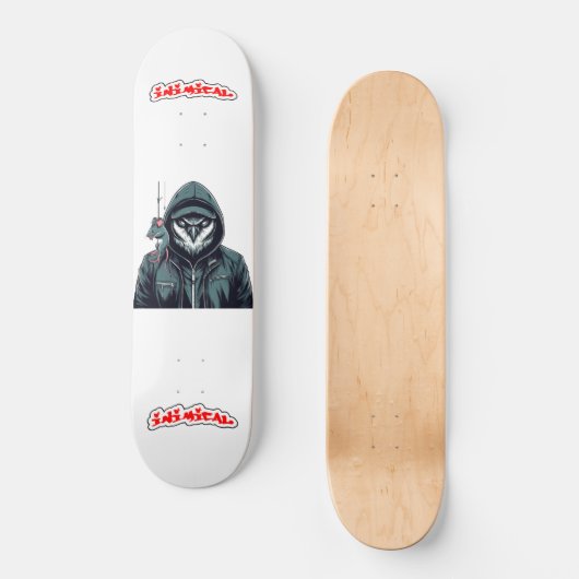 Inimical Apex Predator Series Uil X Skateboard (Voorkant)