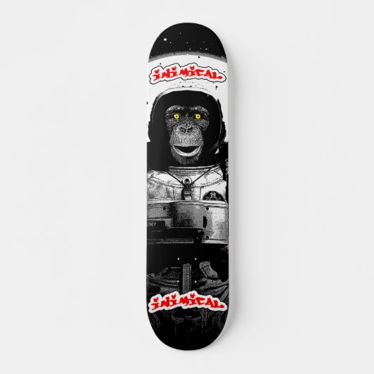 Inimical Astronaut Monkey Skateboard (Voorkant)