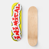Inimical Backwoods Graffiti Skateboard (Voorkant)