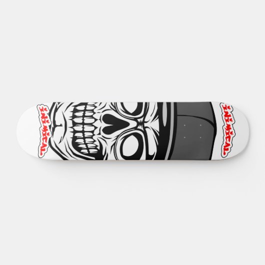 Inimical Big Skull Skateboard Deck (Horizontaal)