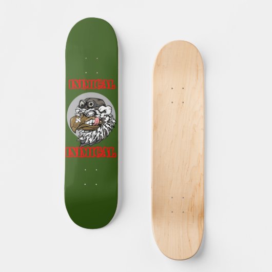Inimical Bird Pilot Skateboard Deck (Voorkant)