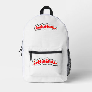 Inimical Classic Bossen Graffiti Label Logo Bedrukte Rugzak