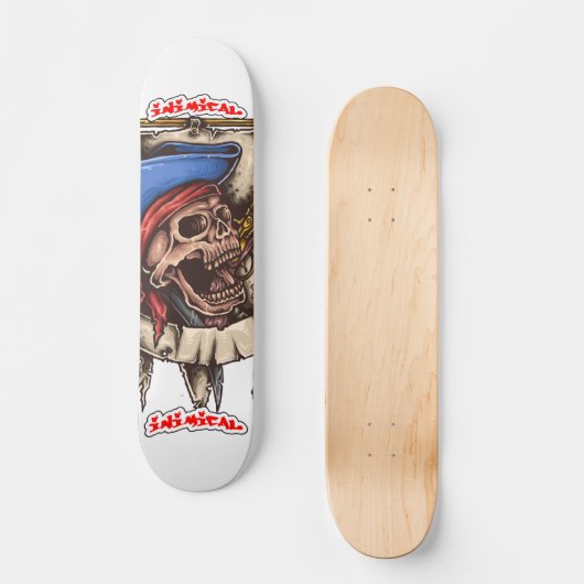 Inimical Dead Pirate Deck Skateboard (Voorkant)