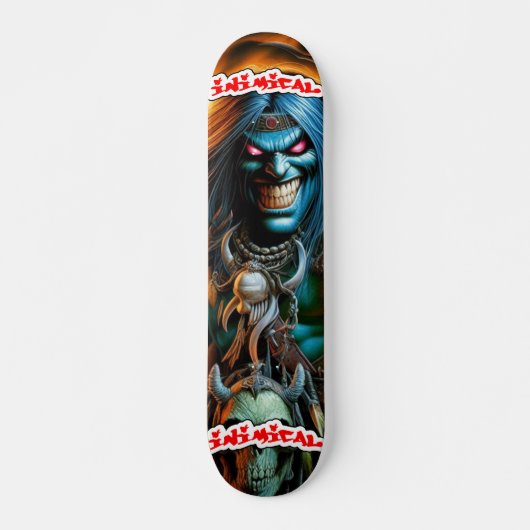 Inimical Fantasy Warrior Skateboard (Voorkant)