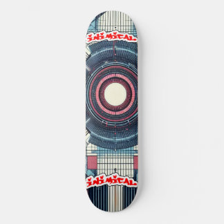 Inimical Futuristische Minamilist Japans Abstract Skateboard