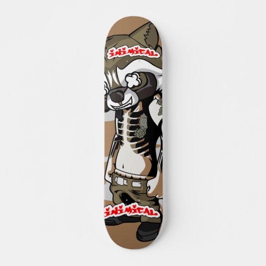 Inimical Gangster Rocket Skateboard (Voorkant)
