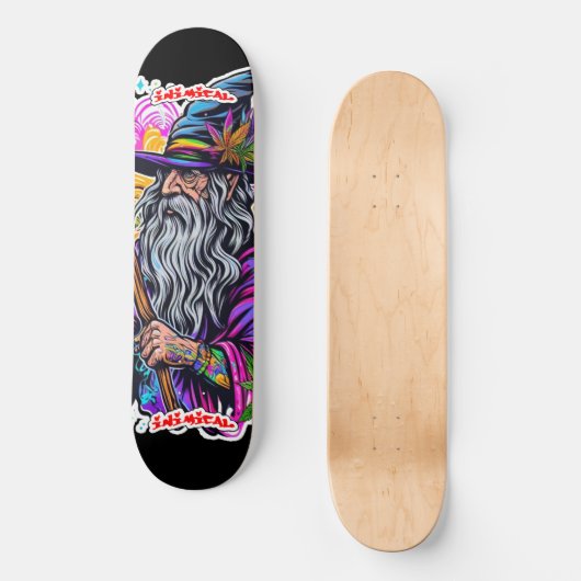 Inimical golvend Japans esdoorn blad wizard Skateboard (Voorkant)