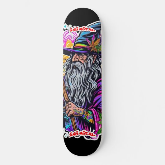 Inimical golvend Japans esdoorn blad wizard Skateboard (Voorkant)