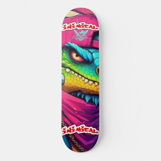 Inimical Grumpy Igauna Skateboard (Voorkant)