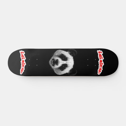 Inimical Hard Rocker Panda Skateboard (Horizontaal)
