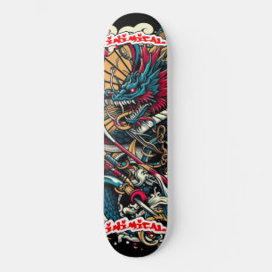 Inimical Japans Abstract Skateboard