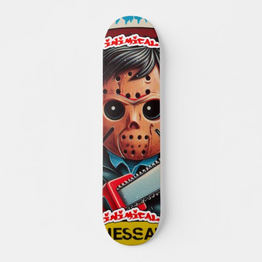 Inimical kettingzaag Kind Skateboard (Voorkant)