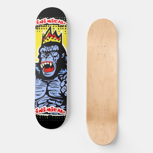 Inimical King Skateboard (Voorkant)