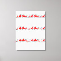 Inimical Logo Stretted Canvas Print