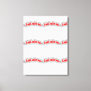 Inimical Logo Stretted Canvas Print