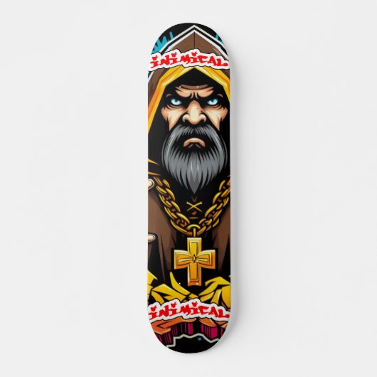 Inimical Mad Monk Skateboard (Voorkant)