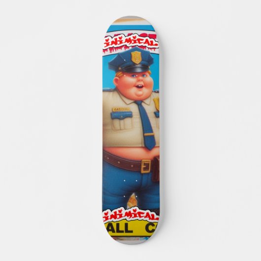 Inimical Mall Cop Skateboard (Voorkant)