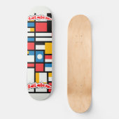Inimical Mondriaan Skateboard (Voorkant)