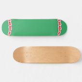Inimical perfecte groene chroma sleutel skateboard (Horizontaal)