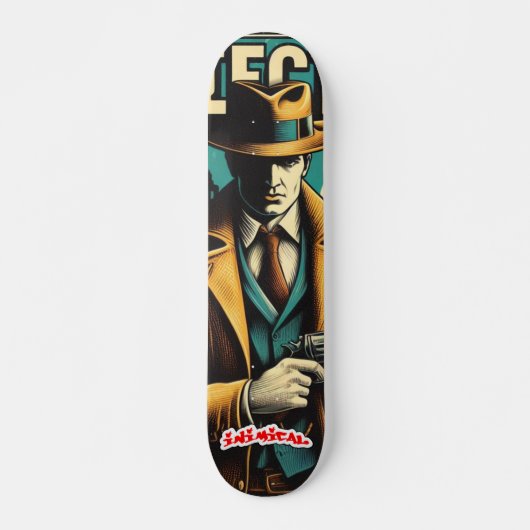 Inimical Pulp Detective Skateboard (Voorkant)