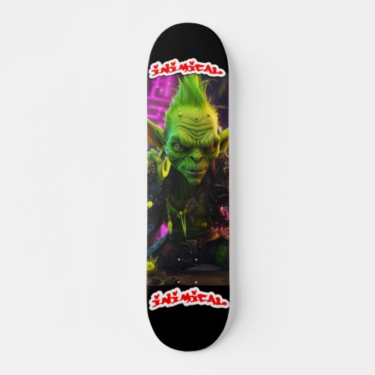 Inimical Punk Goblin Skateboard (Voorkant)