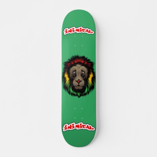 Inimical Reggae Lion Skateboard (Voorkant)