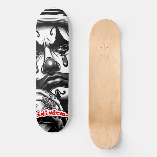 Inimical triest vier uur skateboard (Voorkant)